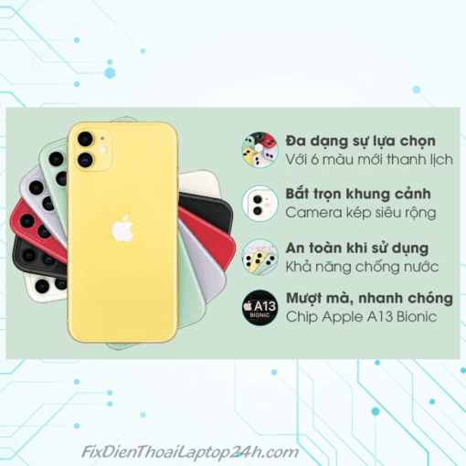 Iphone 11 ZIN Quốc Tế 128Gb đẹp như mới giá tốt tại FIX 24h - Ảnh 2