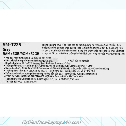 Tab Samsung A7 lite Chính Hãng NEW FULLBOX - RAM 3GB Bộ nhớ trong 32GB giá tốt tại FIX 24h - Ảnh 3
