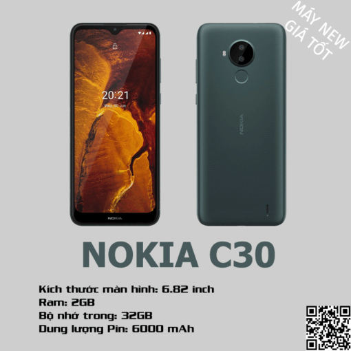 Điện Thoại Nokia C30 NEW Chính Hãng Thanh Lý màn hình TO Pin TRÂU giá chưa đến 2 Triệu - Ảnh 3